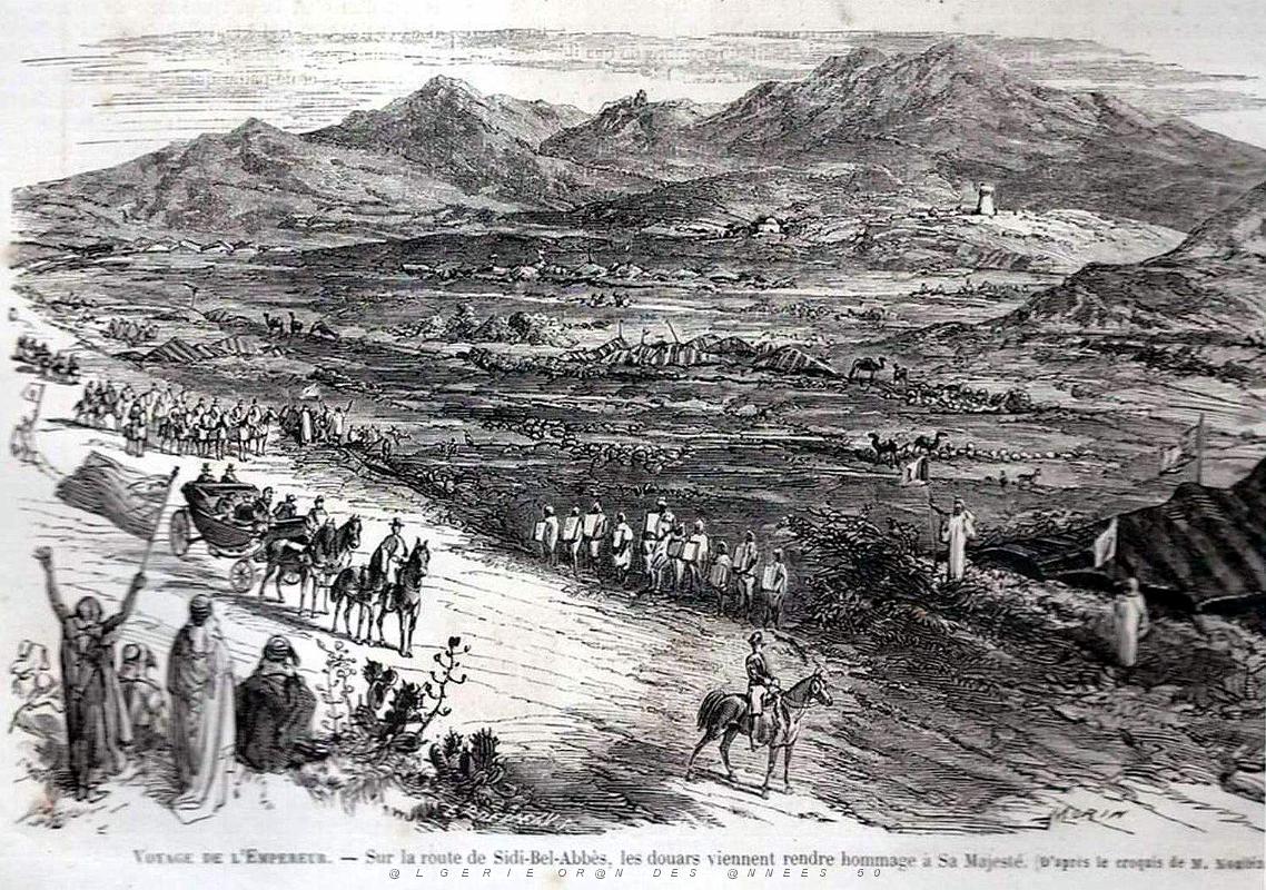 2- Voyages de l'Empereur Napoleon III en Algerie- Sidi-bel-Abbes.jpg